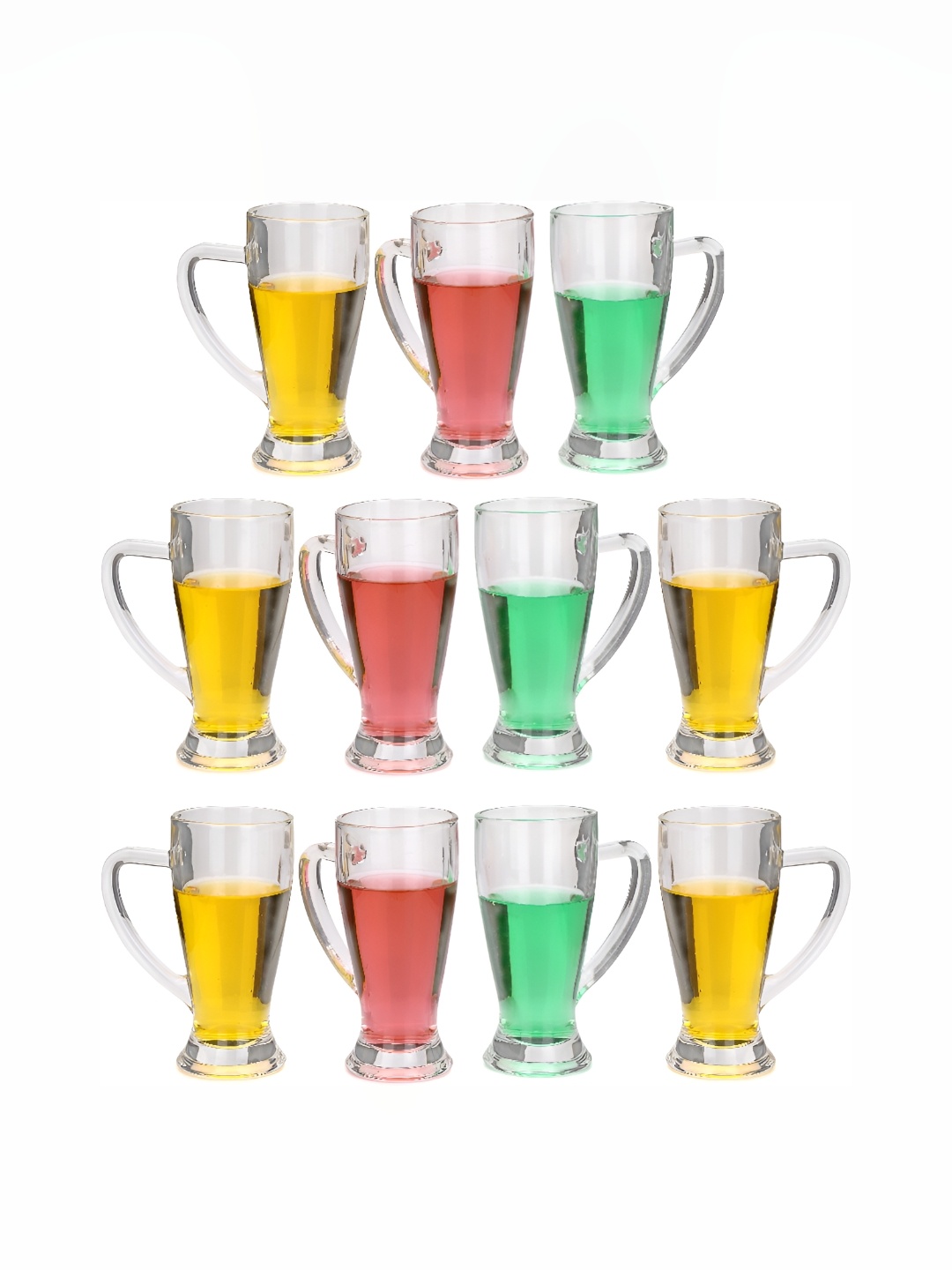 

Afast Transparent 11 Pieces Glass Fashion Beer Glasses 250 ml Each