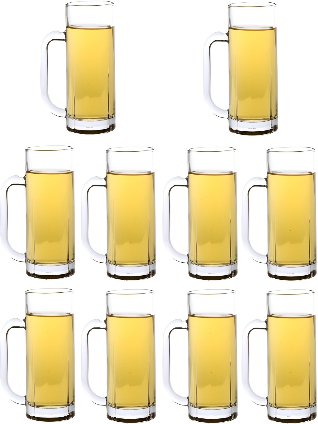 

Afast Transparent 10 Pieces Glass Fashion Beer Glasses 300 ml Each