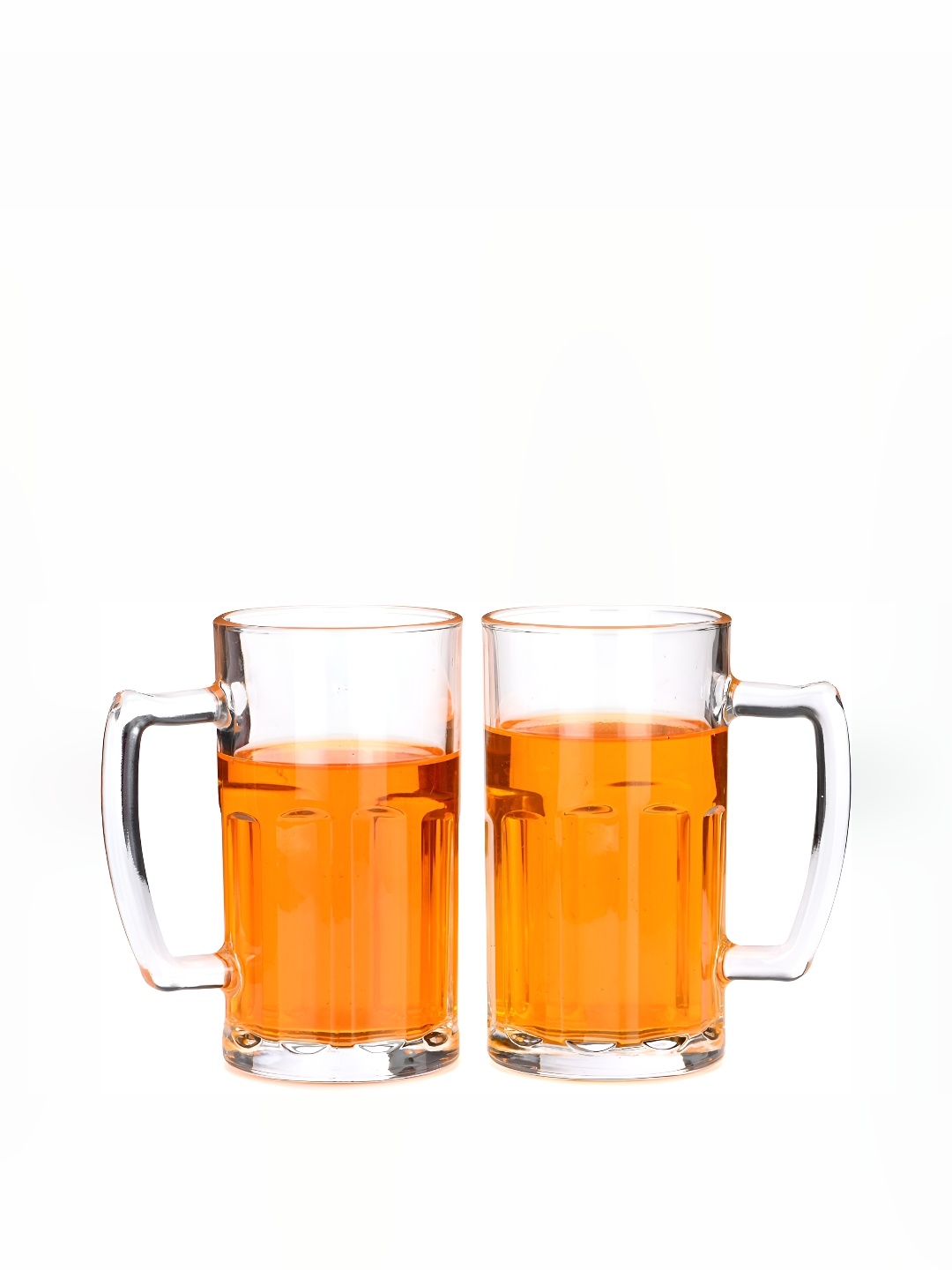 

Afast Transparent 2 Pcs Textured Dishwasher Safe Beer Glass 600 ml