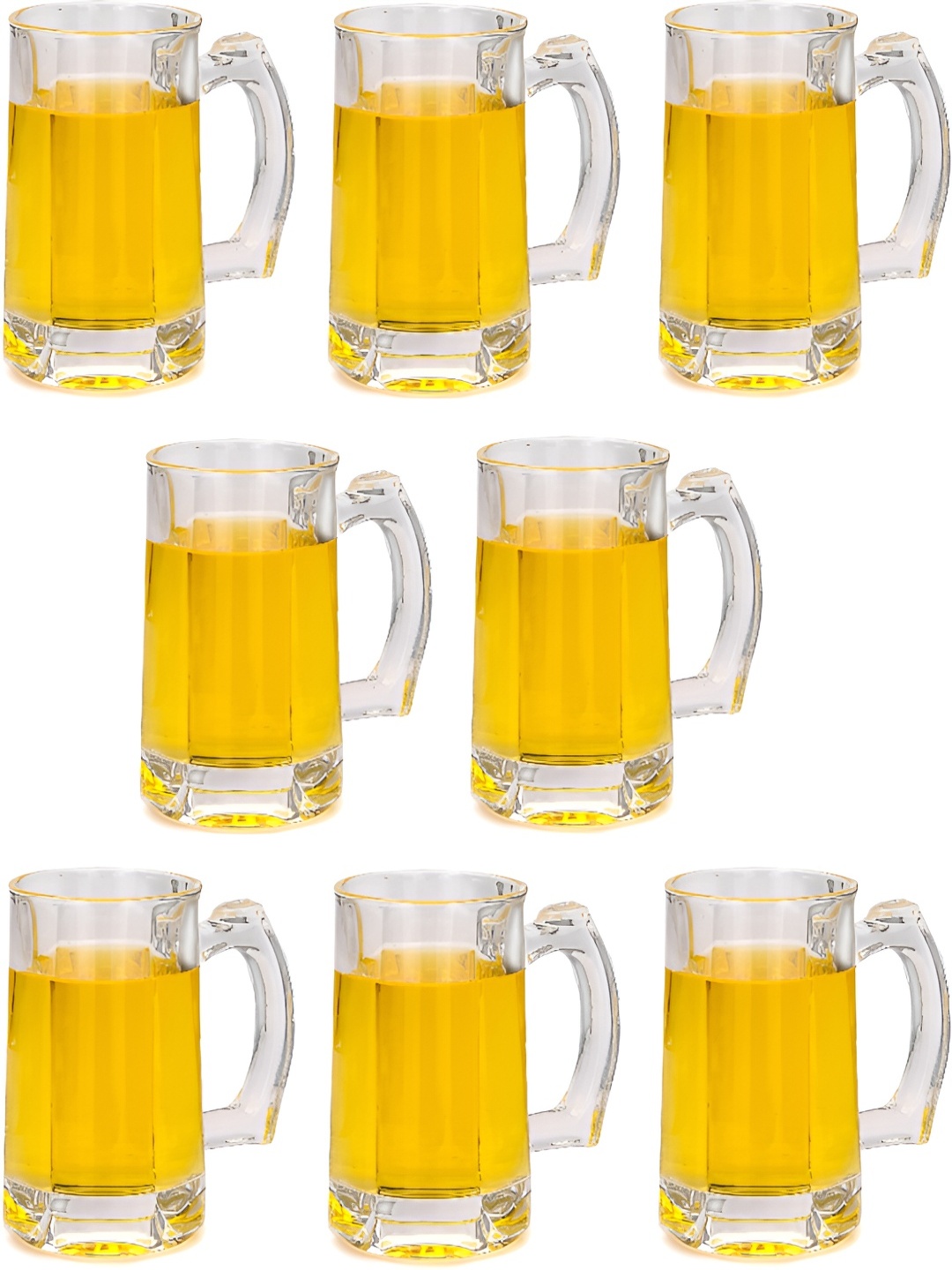 

Afast Transparent 8 Pieces Dishwasher Safe Beer Glasses 400 ml