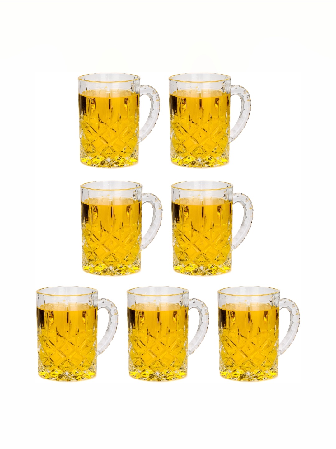 

Afast Transparent 7 Pieces Dishwasher Safe Beer Glasses 450 ml