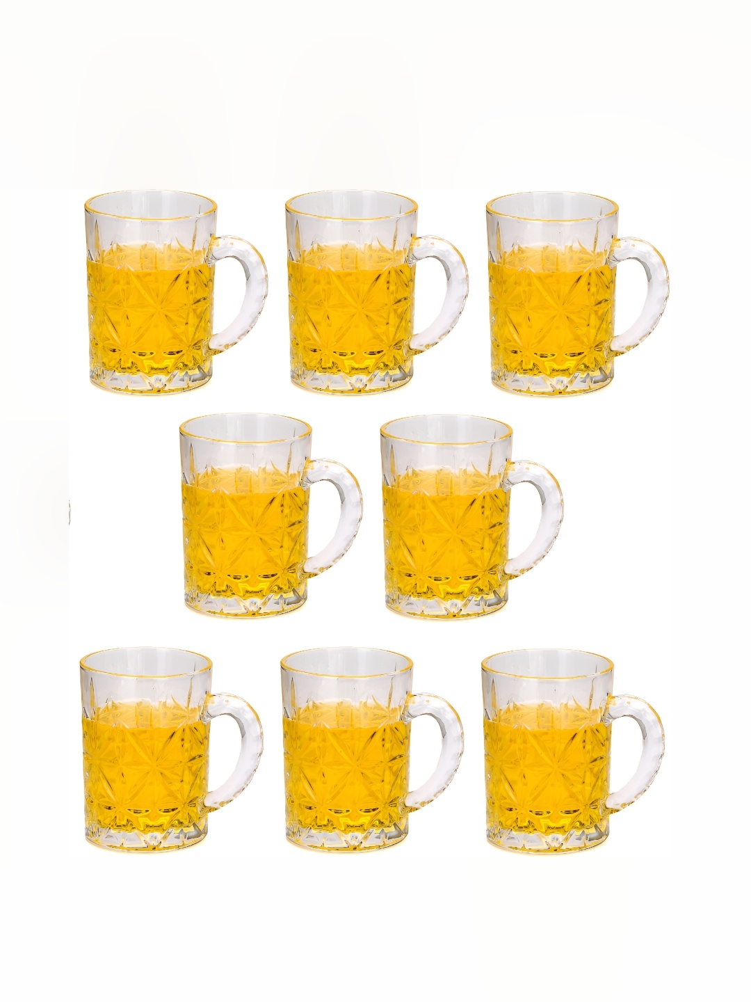 

Afast Transparent 8 Pieces Dishwasher Safe Beer Glasses 450 ml