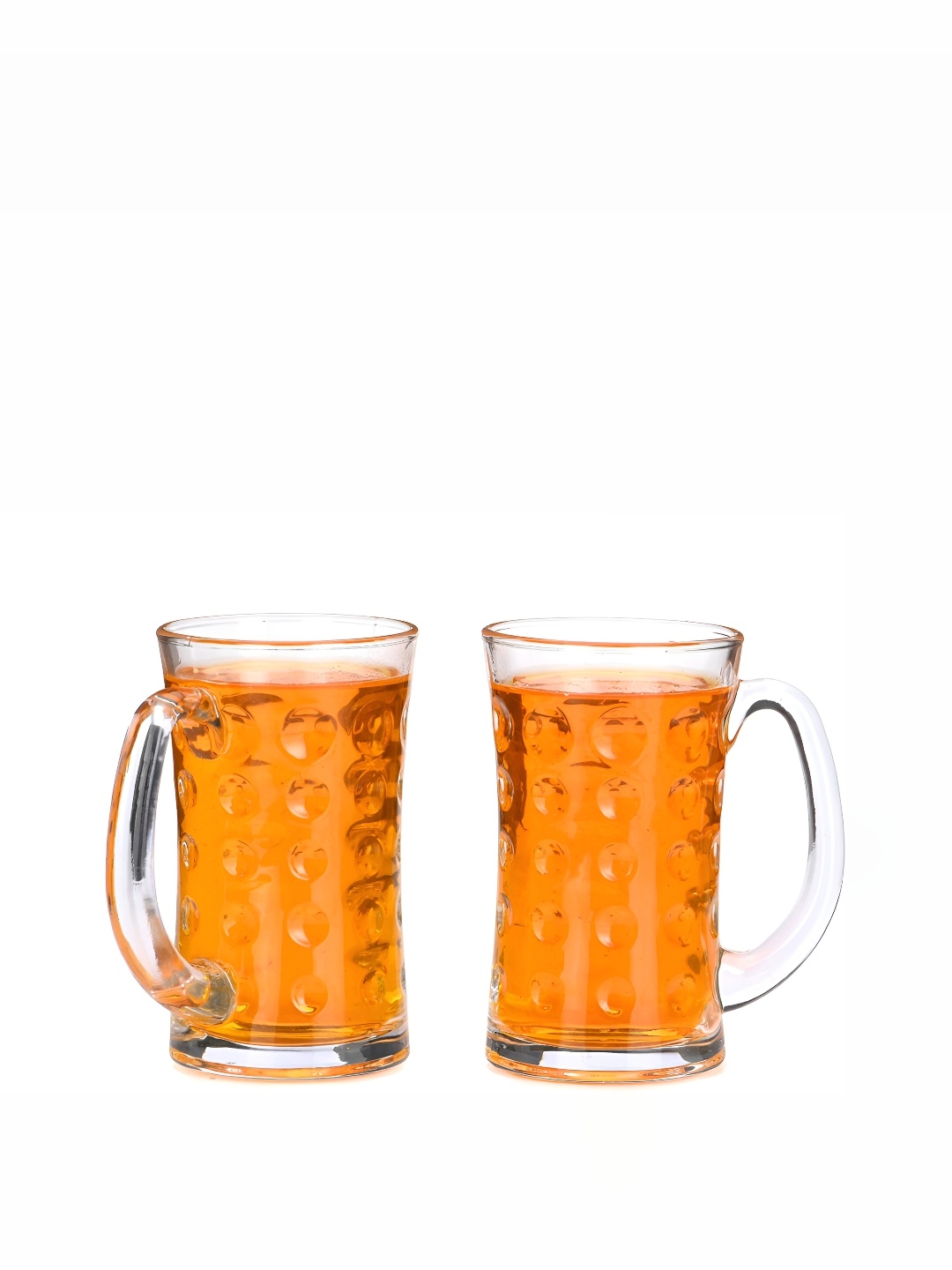 

Afast Transparent 2 Pieces Textured Dishwasher Safe Beer Glass