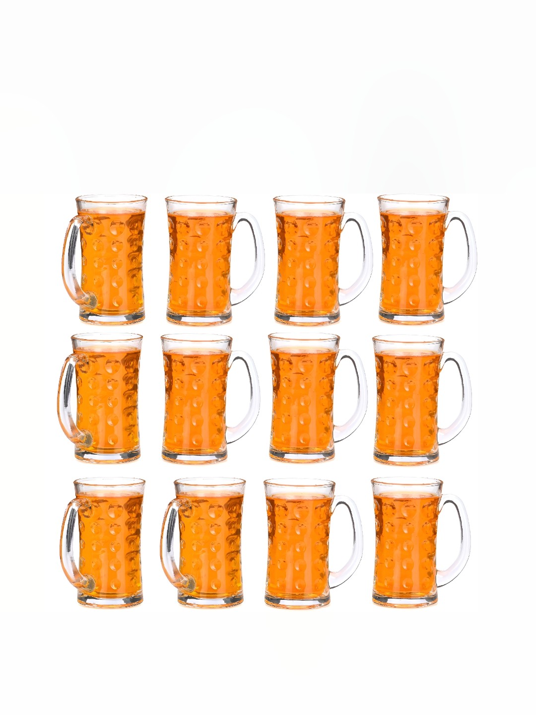 

Afast Transparent 12 Pieces Dishwasher Safe Beer Glass 400 ML Each