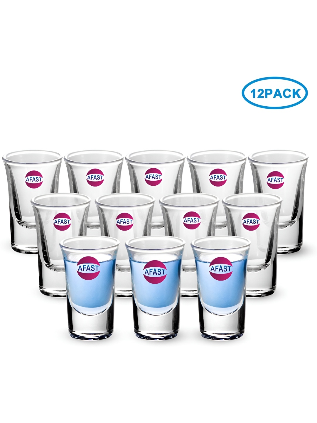 

Afast Transparent 12 Pieces Shot Glasses 30 ml