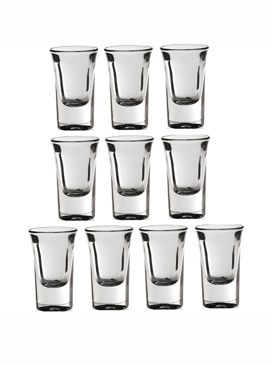 

Afast Transparent 10 Pieces Dishwasher Safe Shot Glasses 30 Ml