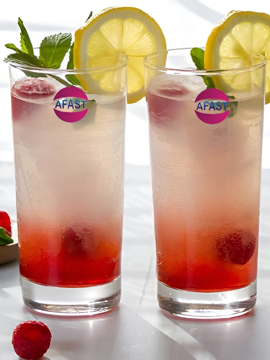 

Afast Transparent 2 Pieces Dishwasher Safe Juice Glassess 300 ml