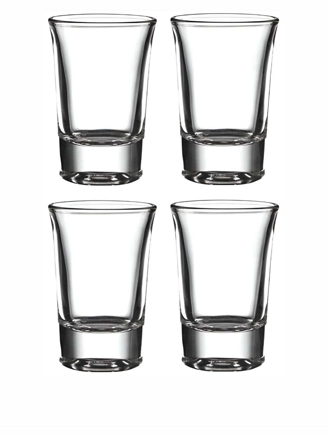 

Afast Transparent 4 Pieces Dishwasher Safe Shot Glasses 30 Ml
