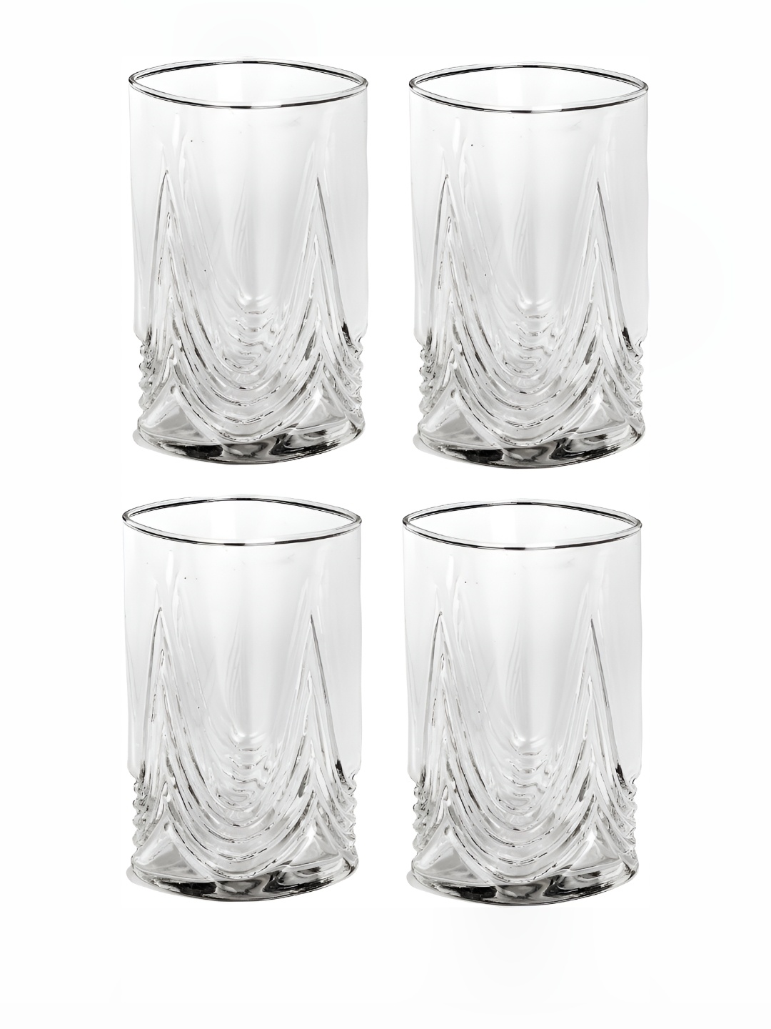 

Afast Transparent 4 Pieces Whisky Glass 300 ml