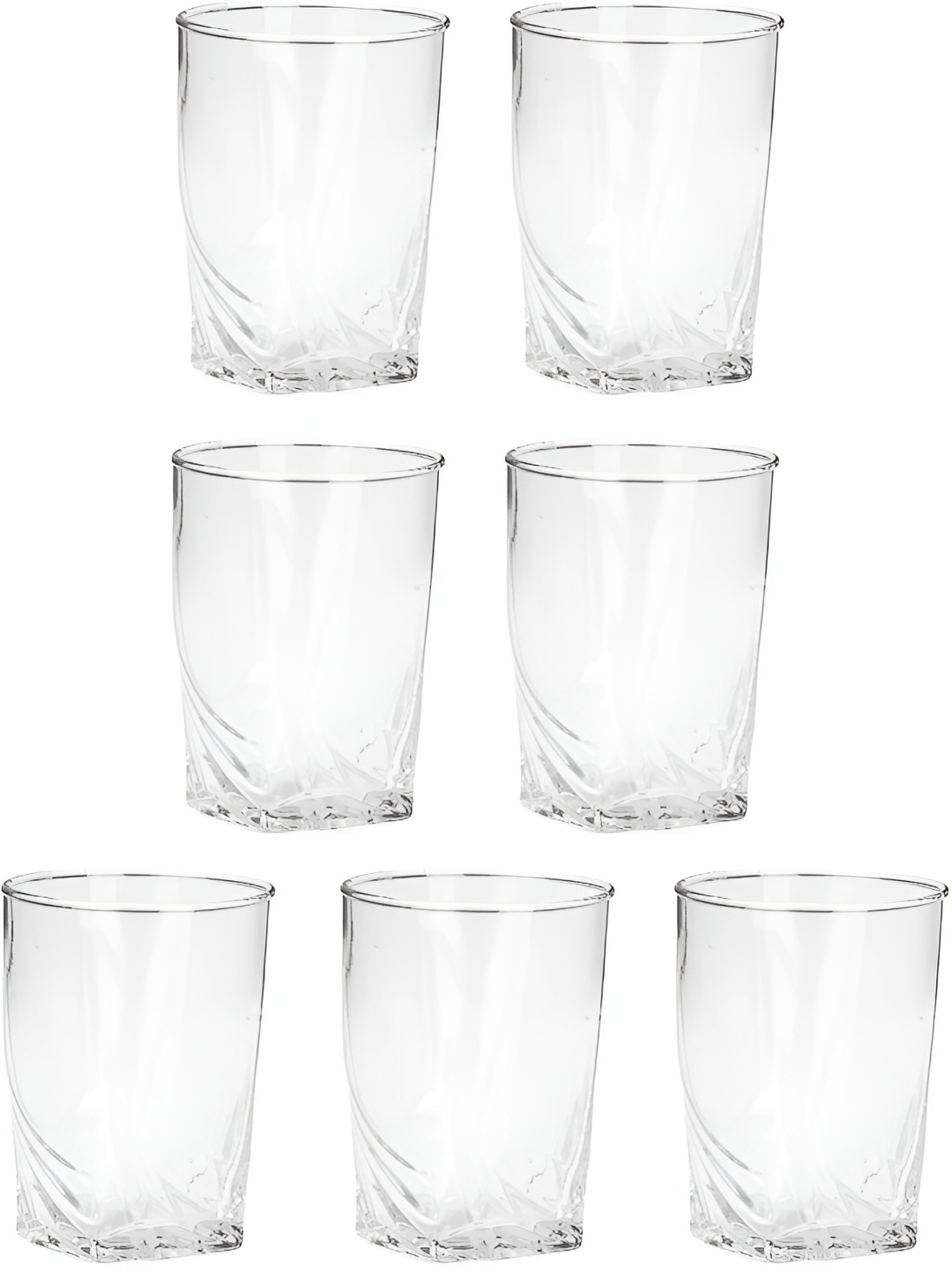 

Afast Transparent 7 Pieces Dishwasher Safe Water Glasses 300ml