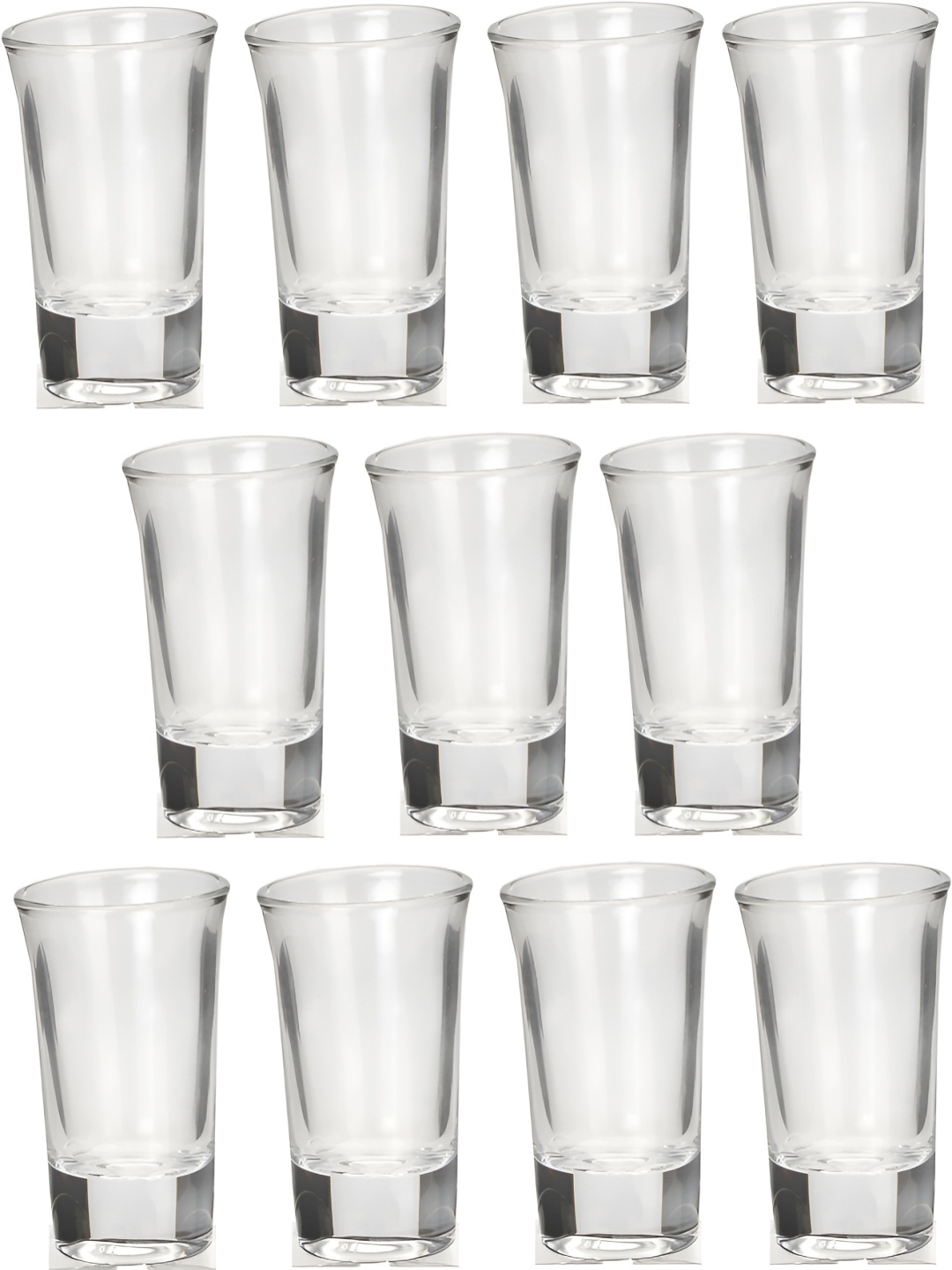 

Afast Transparent 11 Pieces Dishwasher Safe Shot Glasses 30 ml