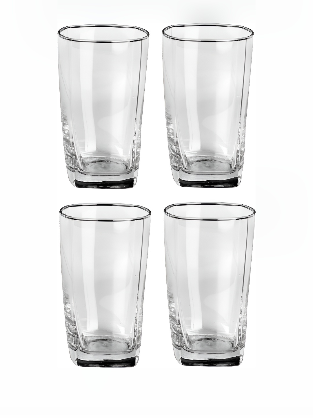 

Afast Transparent 4 Pieces Dishwasher Safe Juice Glasses 350 ml Each