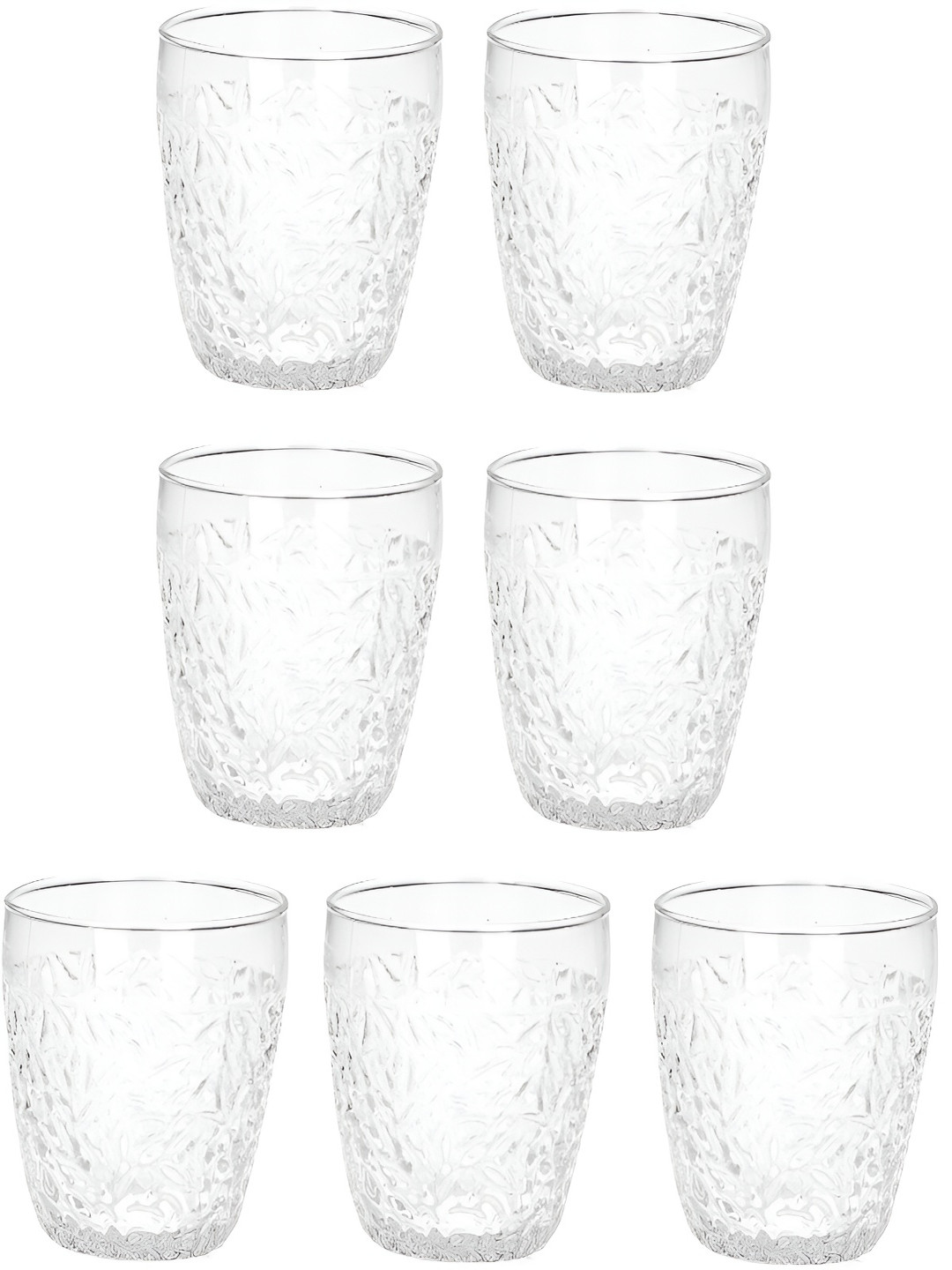 

Afast Transparent 7 Pieces Dishwasher Safe Whisky Glasses 200ml