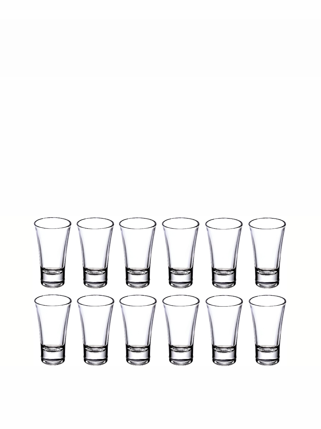 

Afast 12 Pcs Transparent Solid Shot Glasses - 30 ML Each