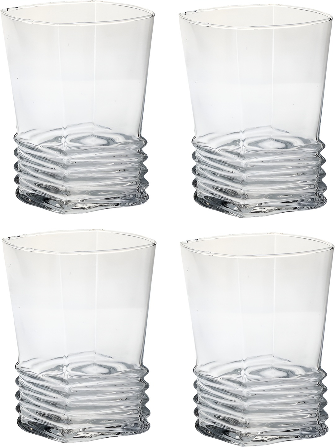 

Afast Transparent 4 Pieces Dishwasher Safe Whisky Glasses 300ml