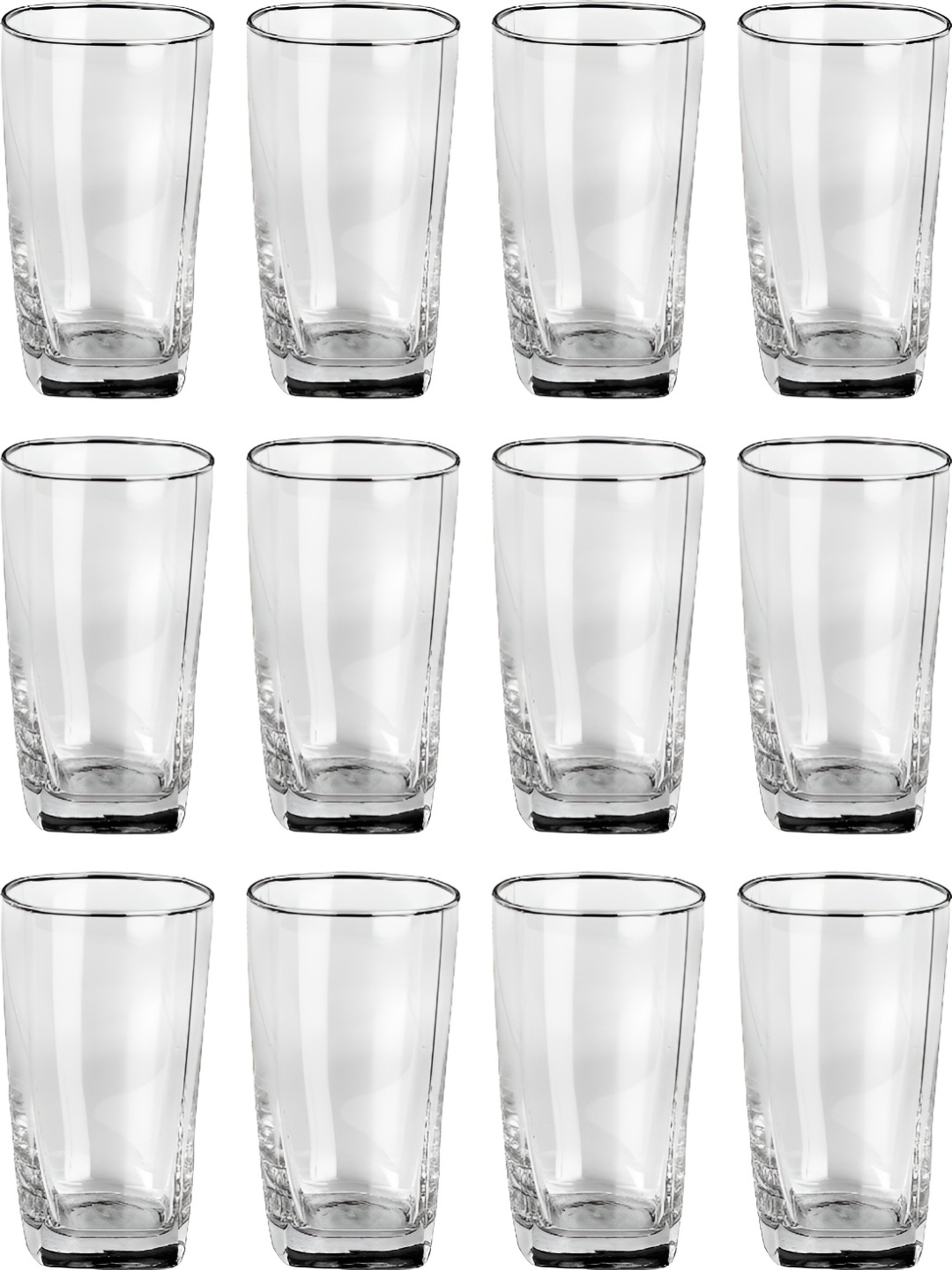 

Afast Transparent 12 Pieces Dishwasher Safe Juice Glass 350 ML Each
