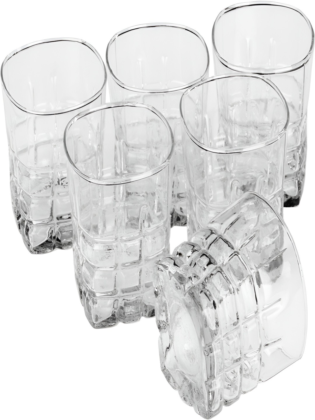 

Afast Transparent 6 Pieces Dishwasher Safe Whisky Glasses 200 ml
