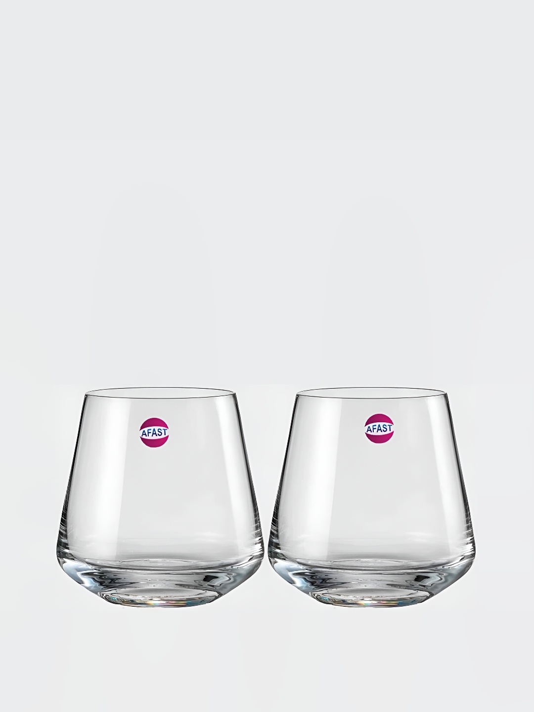 

Afast Transparent 2 Pieces Dishwasher Safe Whisky Glasses 350ml