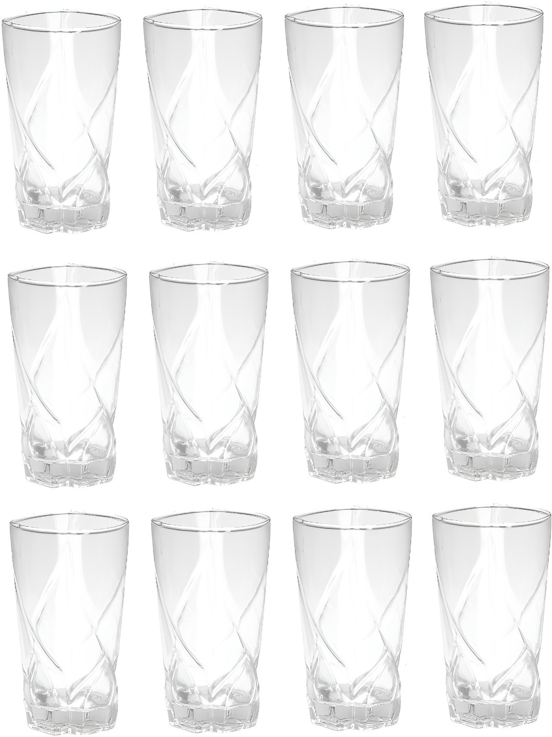 

Afast Transparent 12 Pcs Glass Fashion 280 ml