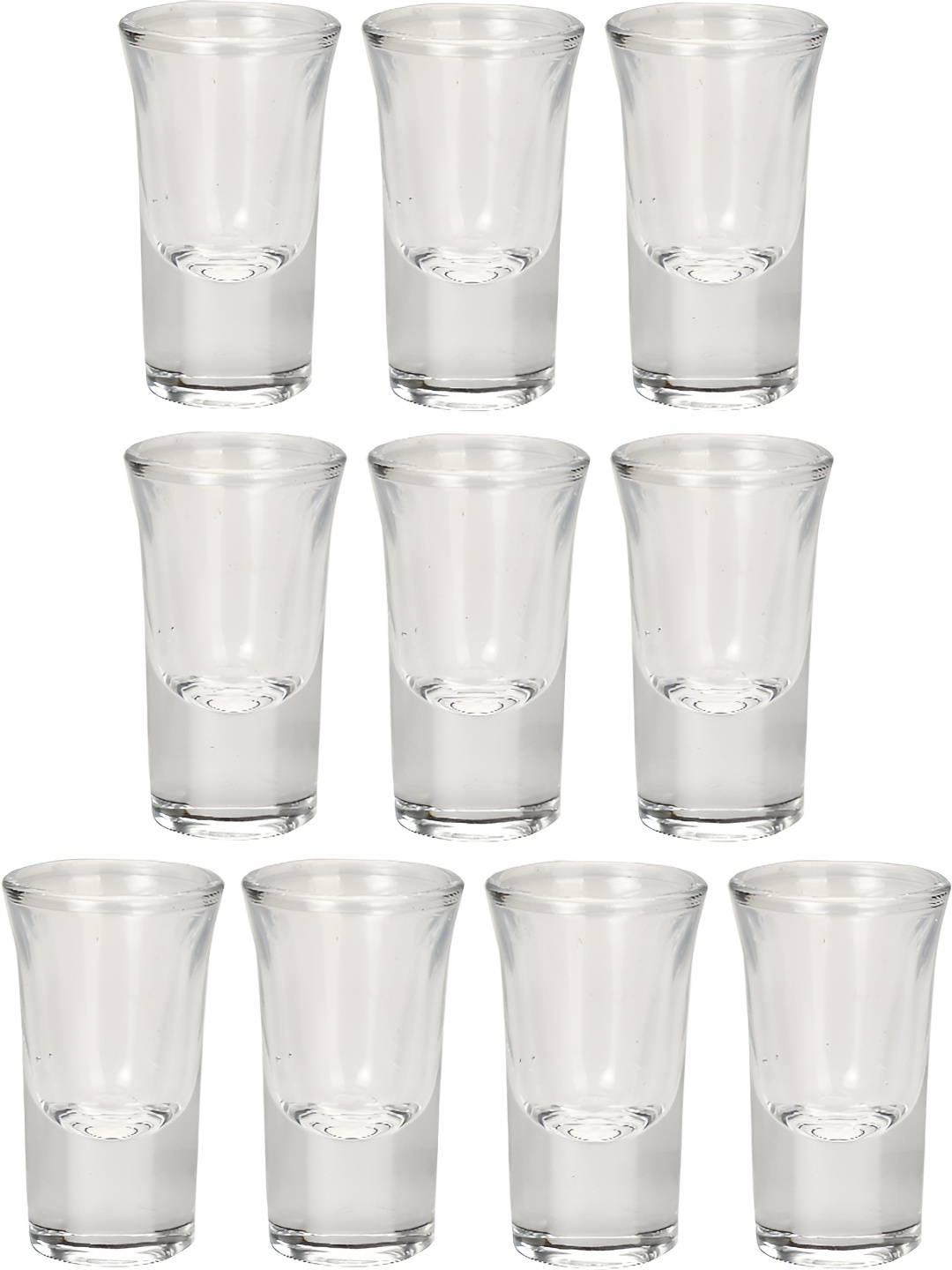 

Afast Transparent 10 Pieces Dishwasher Safe Shot Glasses 30 ml