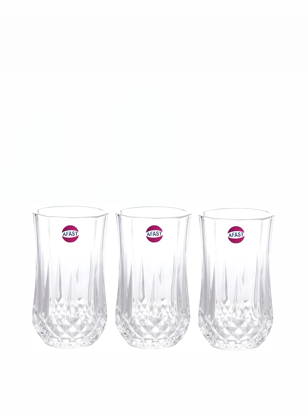 

Afast Transparent 3 Pieces Dishwasher Safe Juice Glassess 350 ml