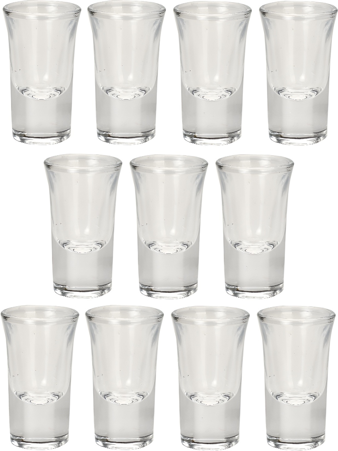 

Afast 11 Pcs Transparent Solid Shot Glasses - 30 ML Each