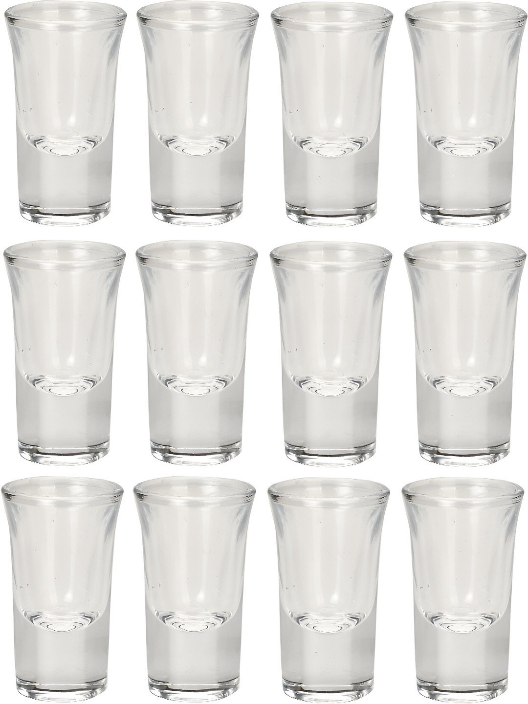 

Afast Transparent 12 Pieces Dishwasher Safe Shot Glasses 30 ml
