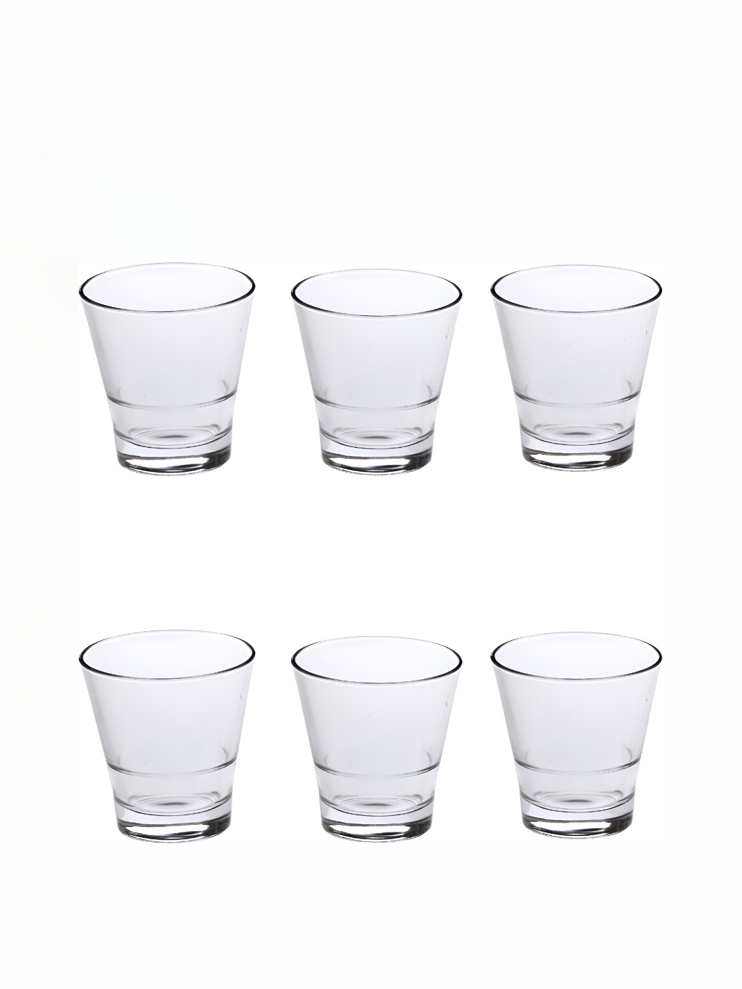 

Afast Transparent 6 Pieces Glass Fashion Shot Glasses 150 ml Each