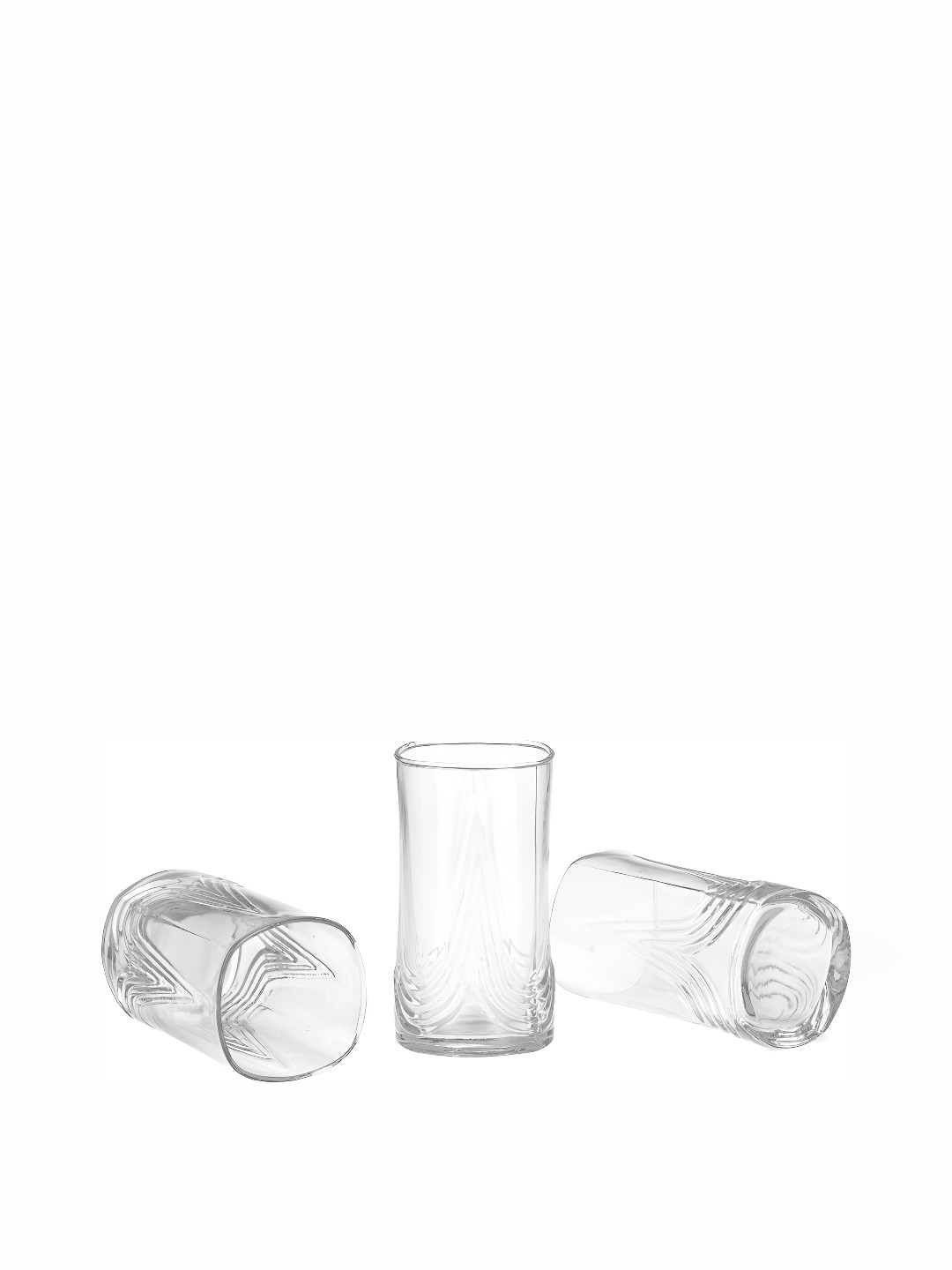 

Afast Transparent 3 Pieces Dishwasher Safe Juice Glass 300 ML Each