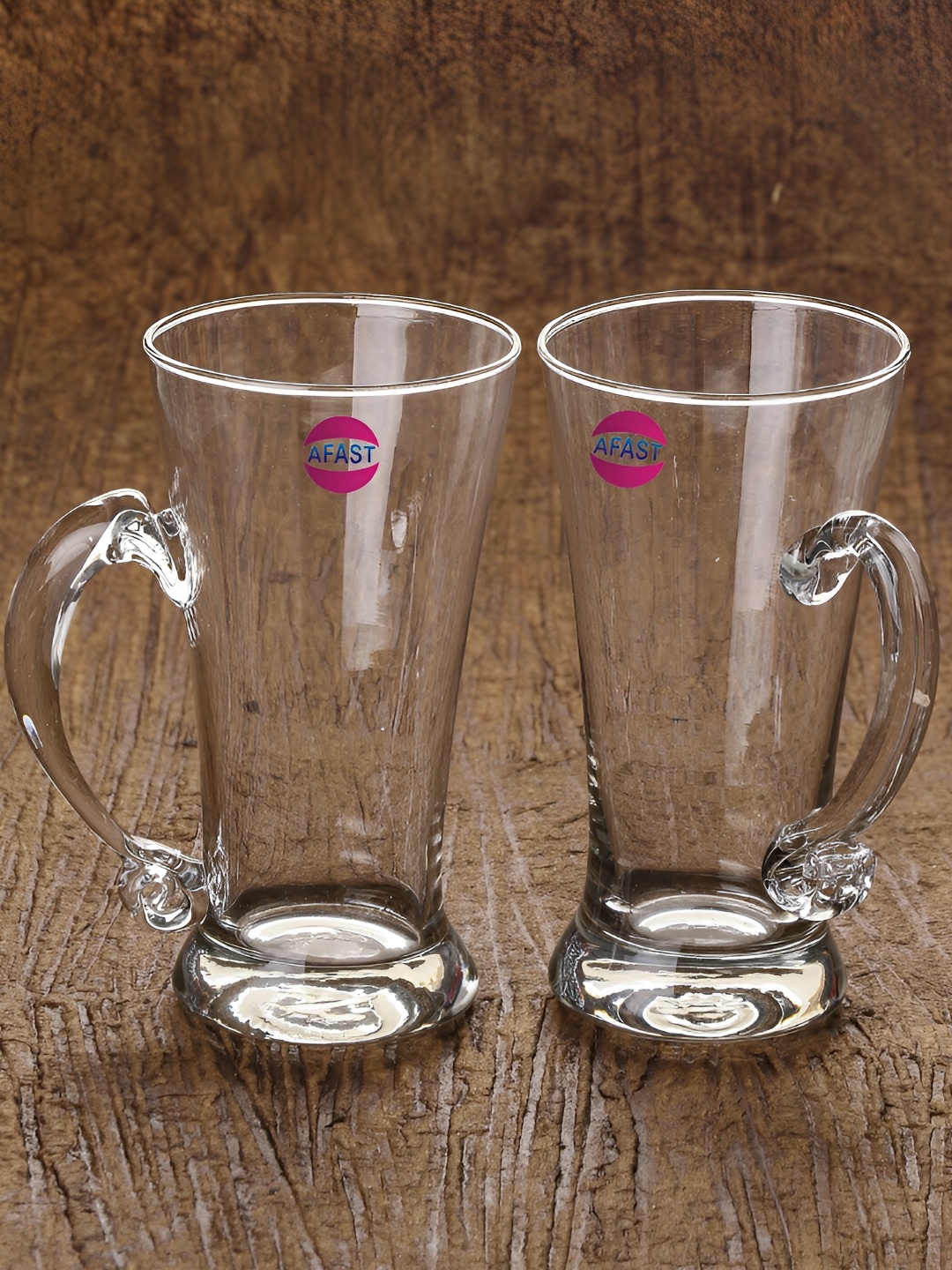 

Afast Transparent 2 Pieces Dishwasher Safe Beer Glasses 250 ML Each