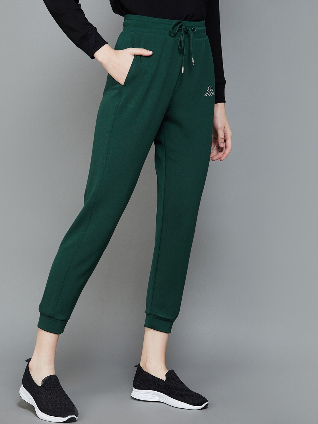 

Kappa Women Mid-Rise Joggers, Green