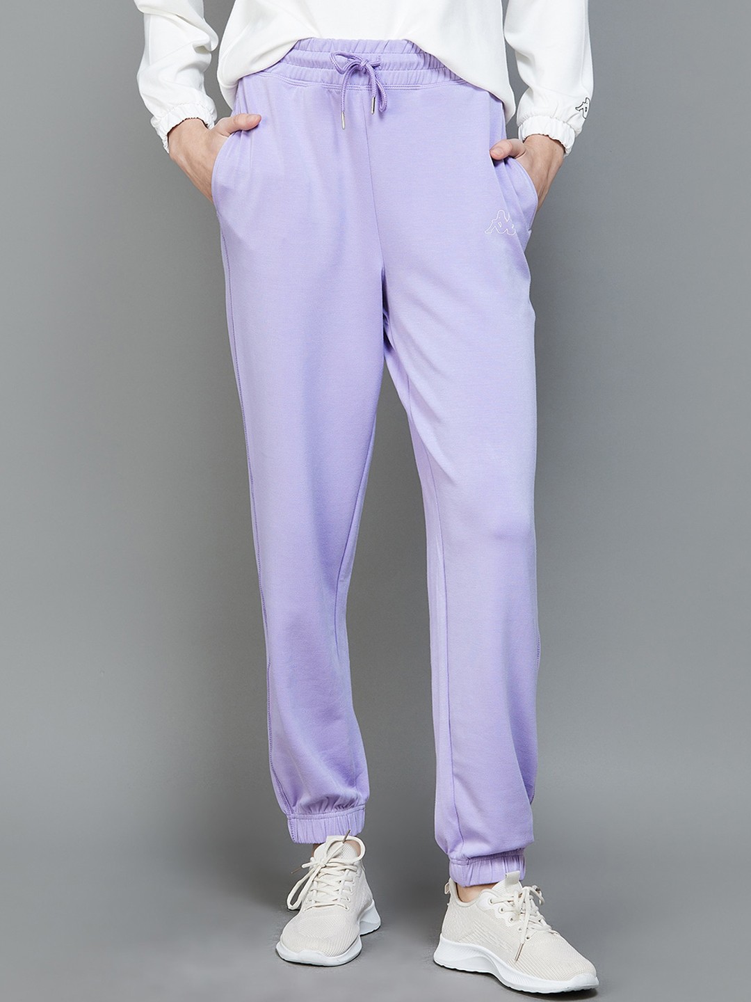 

Kappa Women Mid Rise Joggers, Purple