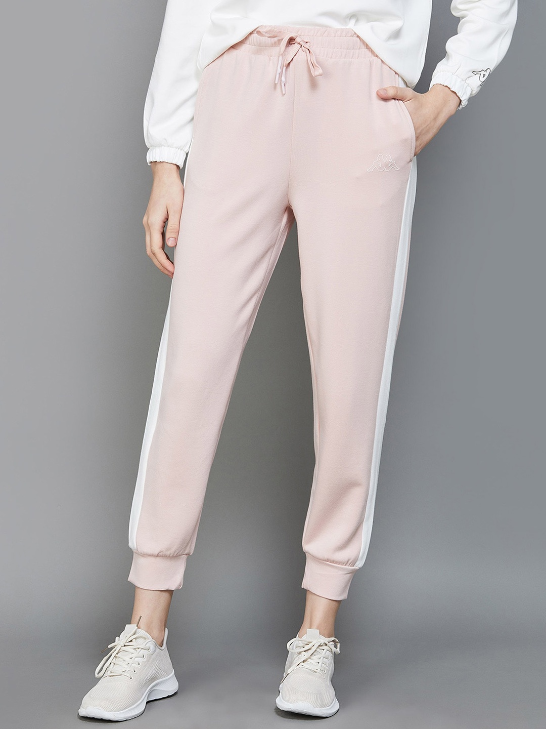 

Kappa Women Mid Rise Joggers, Pink