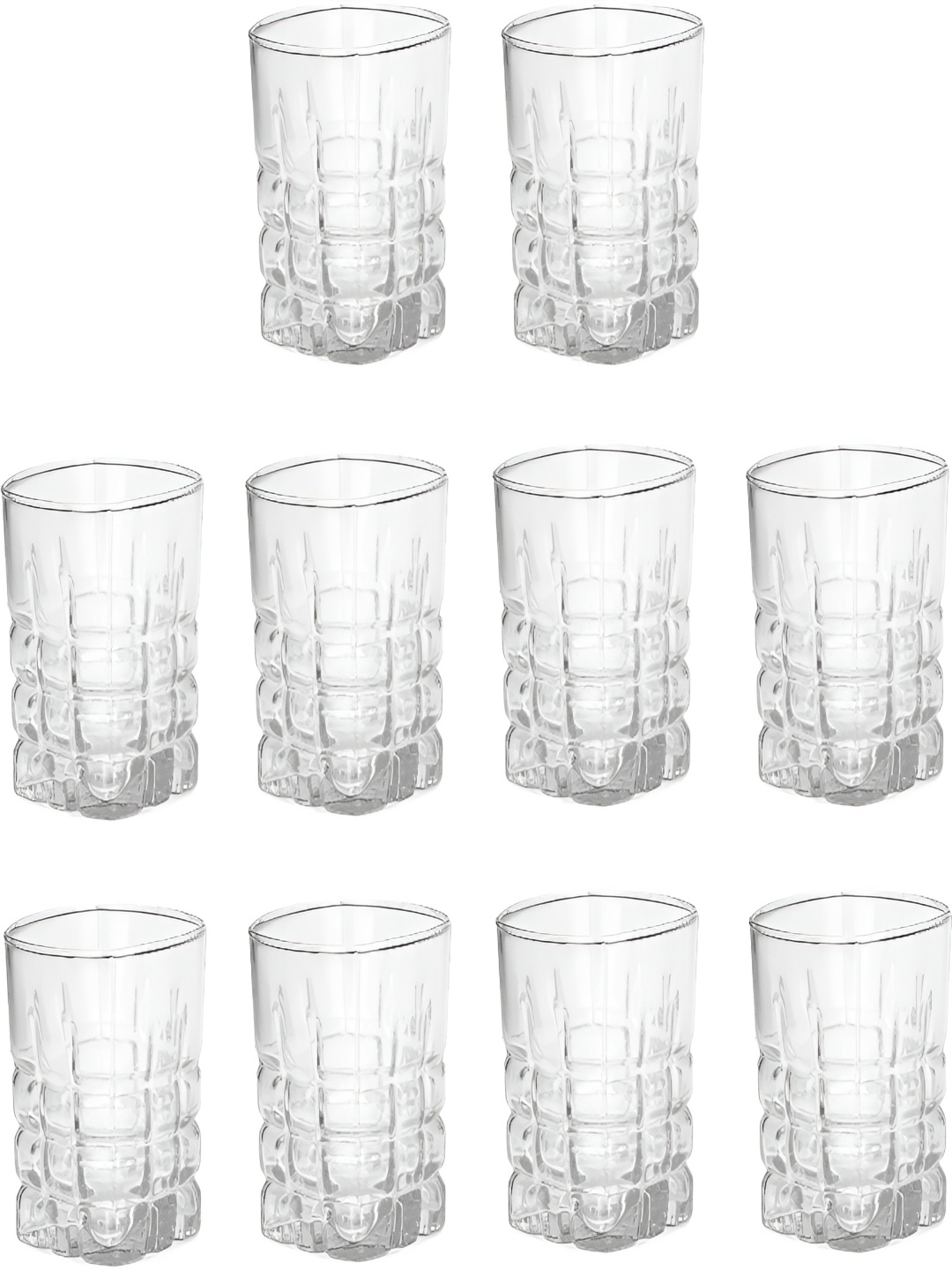 

Afast Transparent 10 Pieces Whisky Glasses