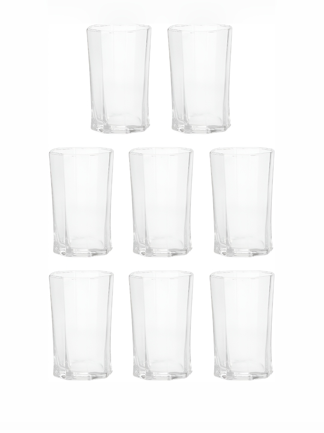 

Afast Transparent 8 Pieces Dishwasher Safe Water Glasses 200 Ml