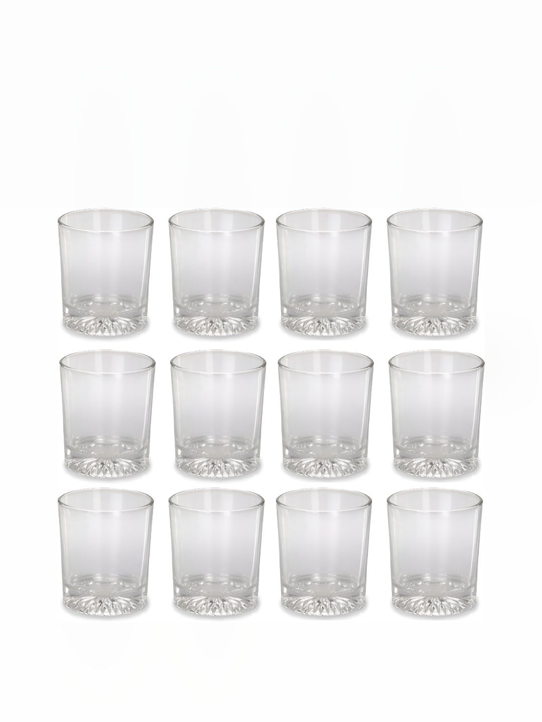 

Afast 12 Pcs Transparent Solid Water Glass - 300 ML Each