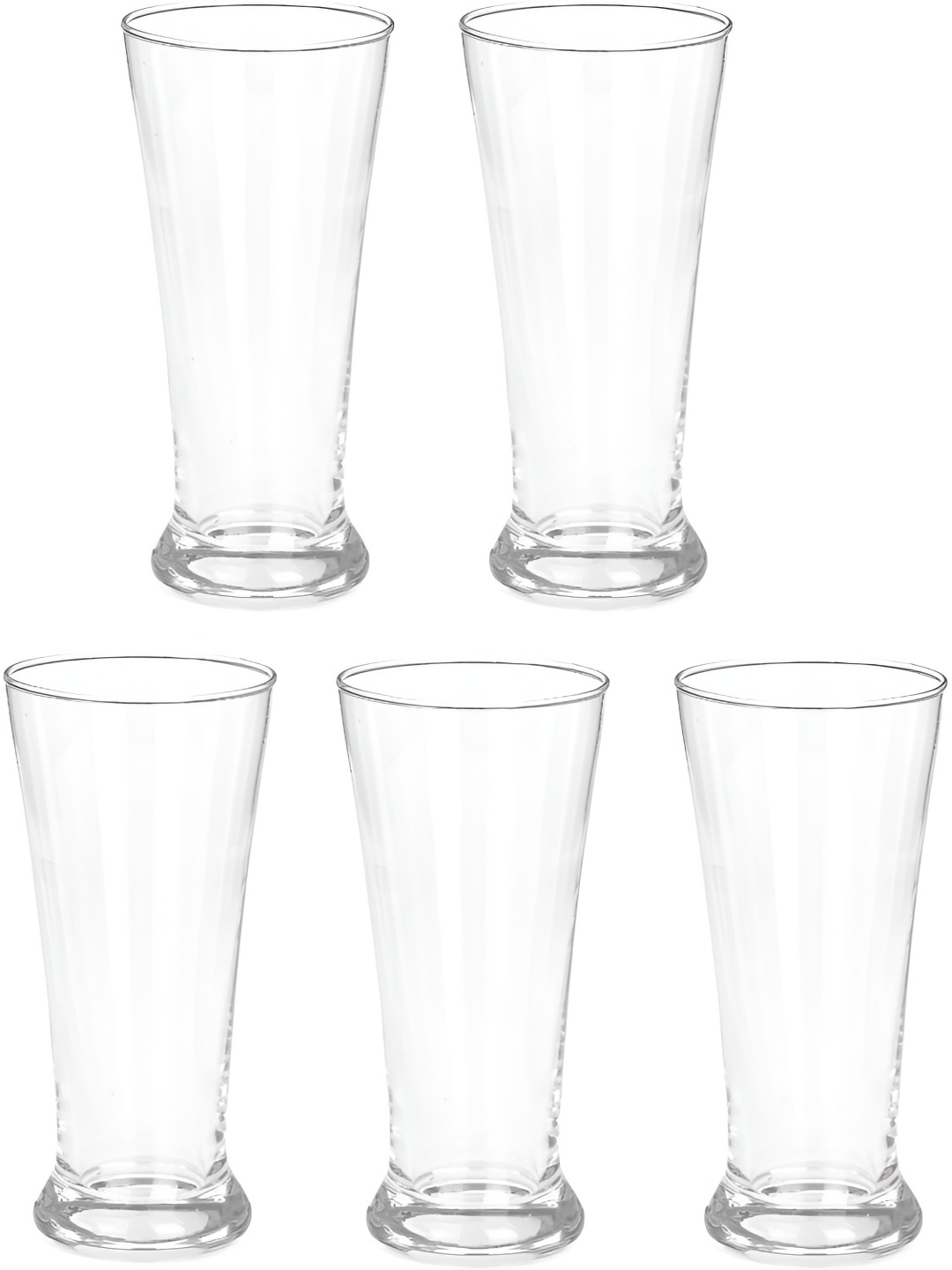 

Afast 5 Pcs Transparent Solid Juice Glass - 300 ML Each
