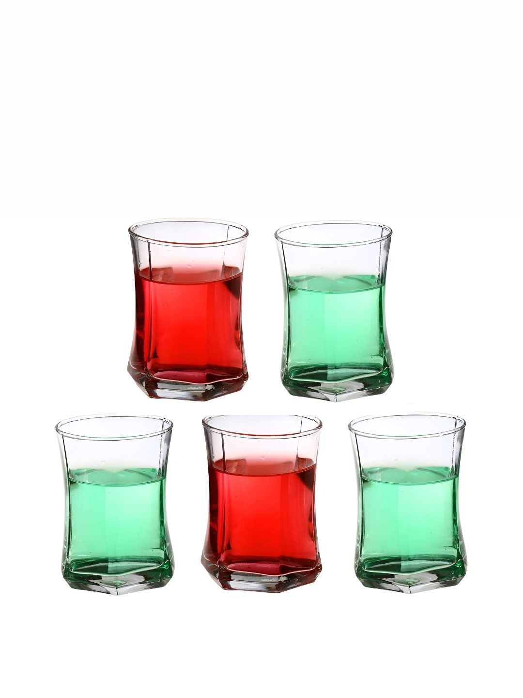 

Afast Transparent 5 Pieces Glass Fashion Bar and Drinkware 280 ML