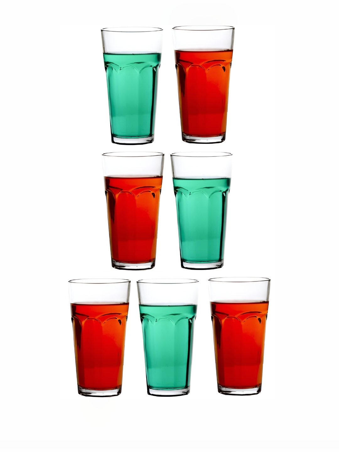 

Afast Transparent 7 Pieces Dishwasher Safe Water Glasses 300ml