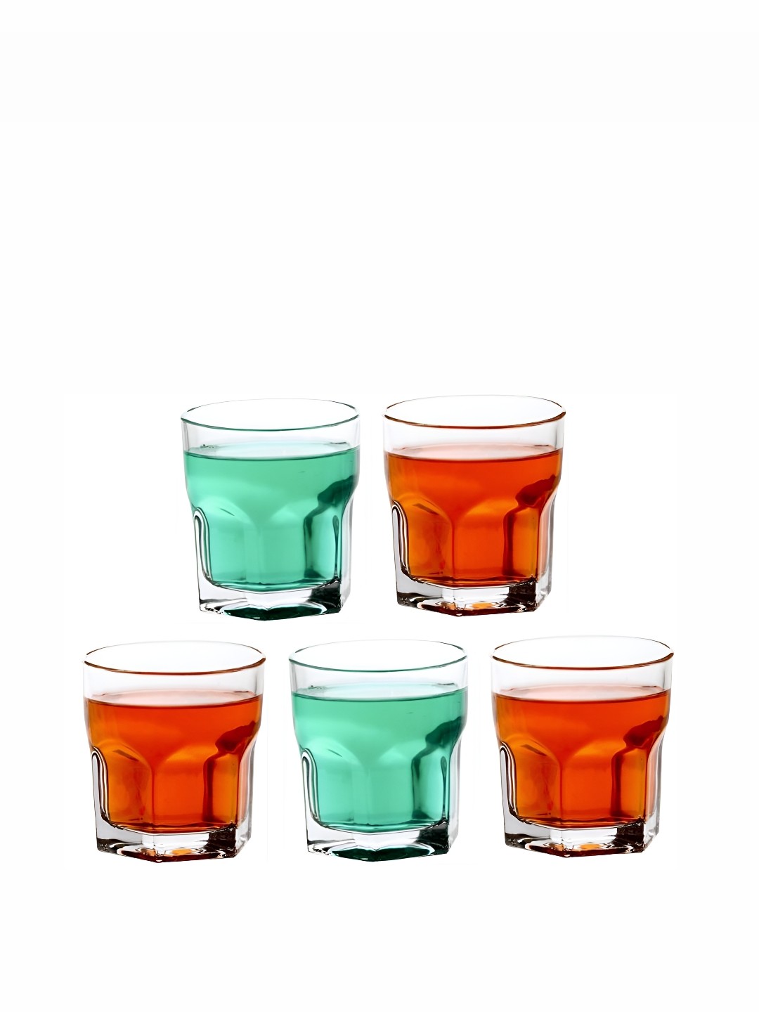 

Afast Transparent 5Pcs Glass Water Or Juice Glass Dishwasher Safe Bar &Drinkware 250Ml