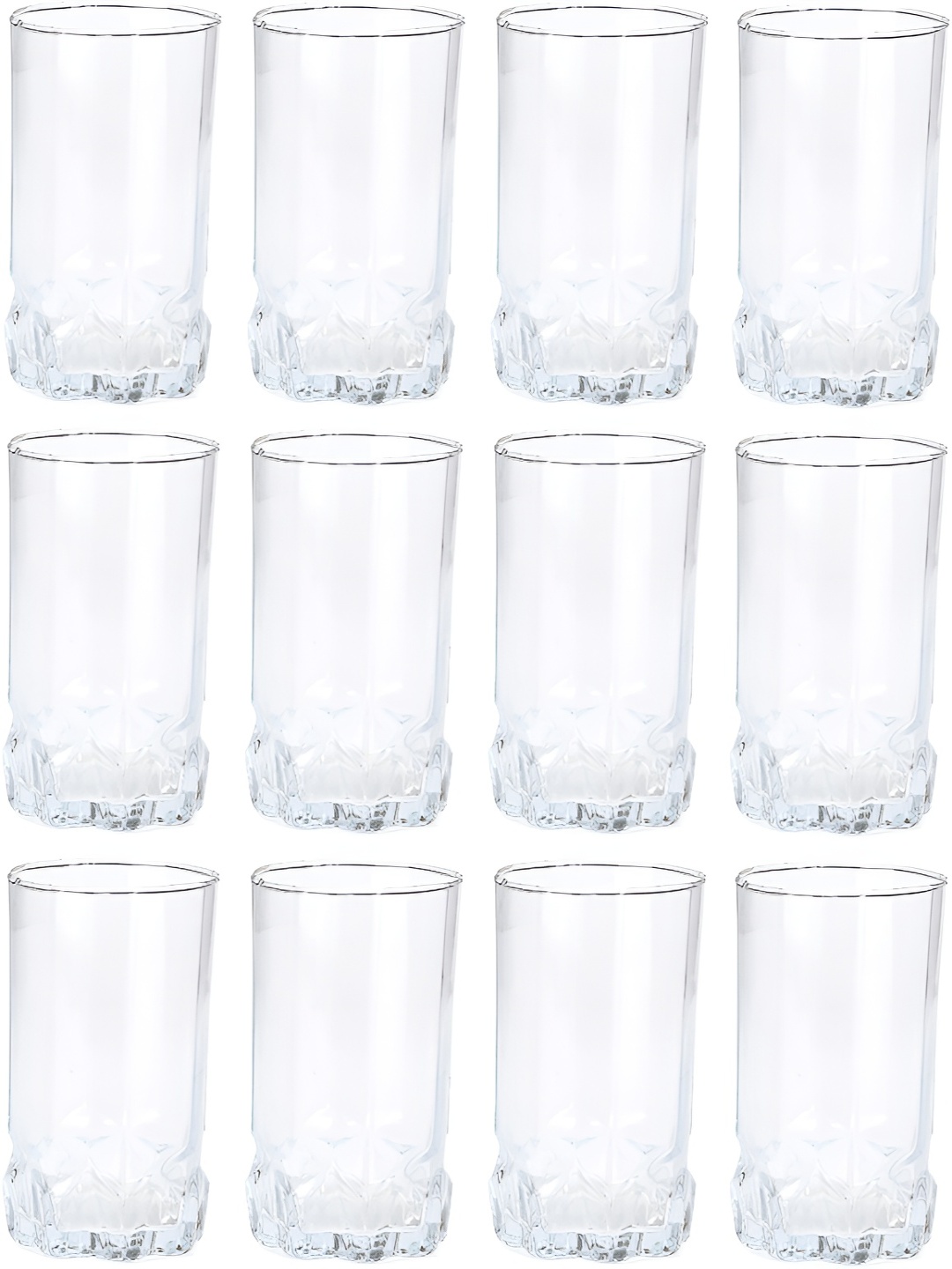 

Afast Transparent 12 Pieces Dishwasher Safe Juice Glasses 300 Ml