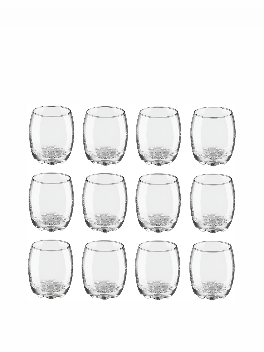 

Afast 12 Pcs Transparent Solid Juice Glass - 270 ML Each