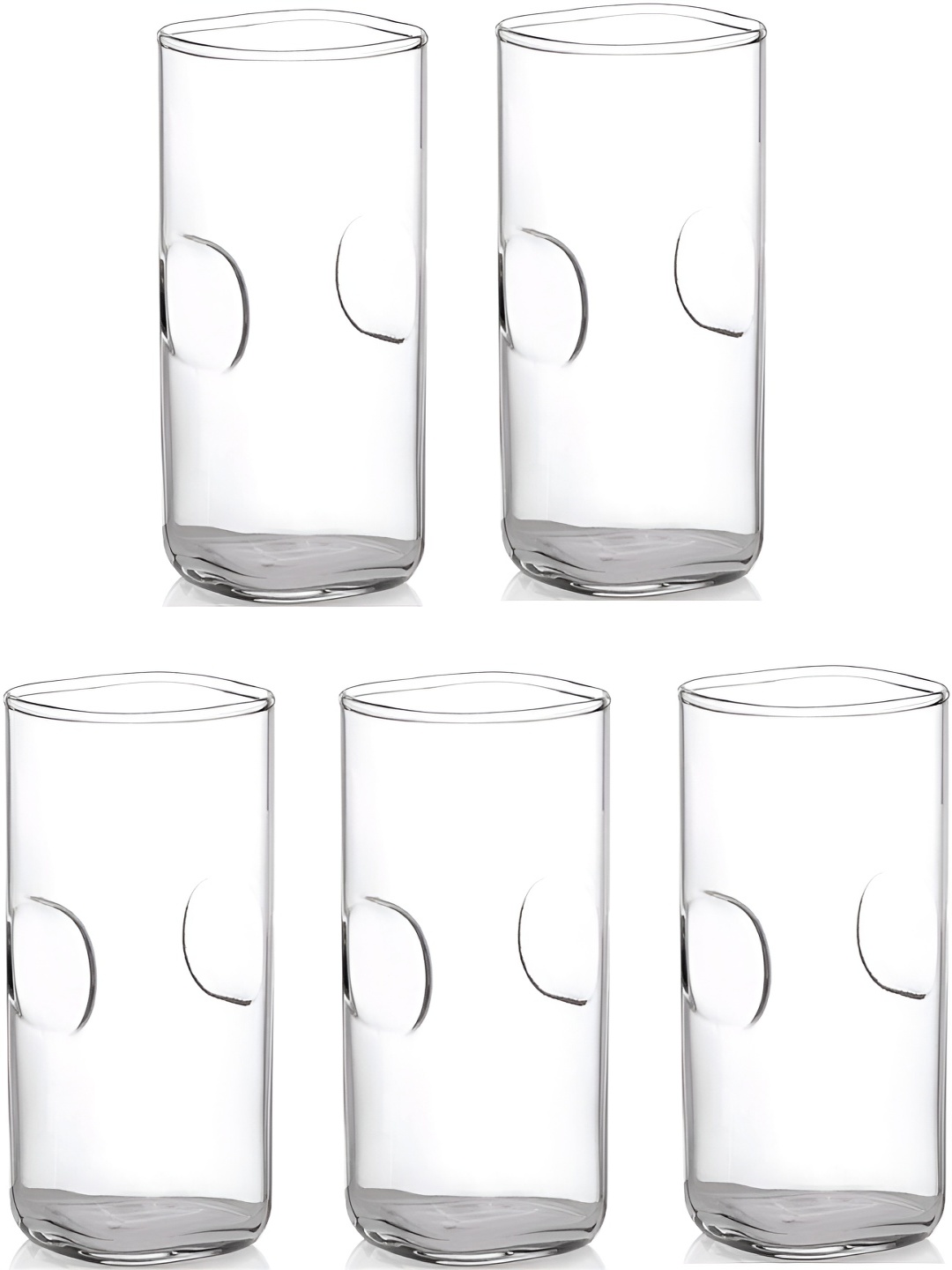 

Afast Transparent 5 Pieces Dishwasher Safe Juice Glasses 300 ml