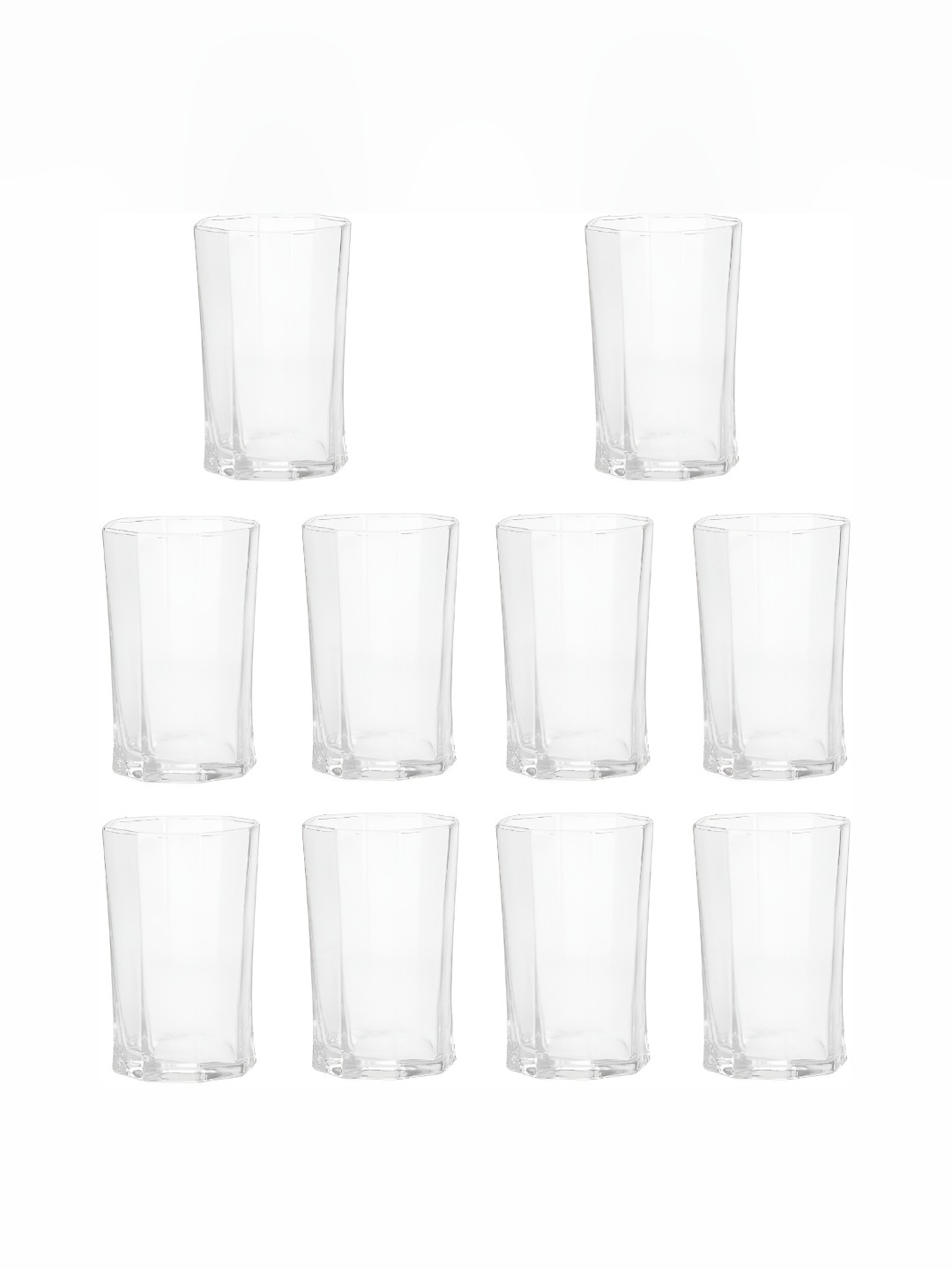 

Afast Transparent 10 Pieces Dishwasher Safe Juice Glasses 200 ml