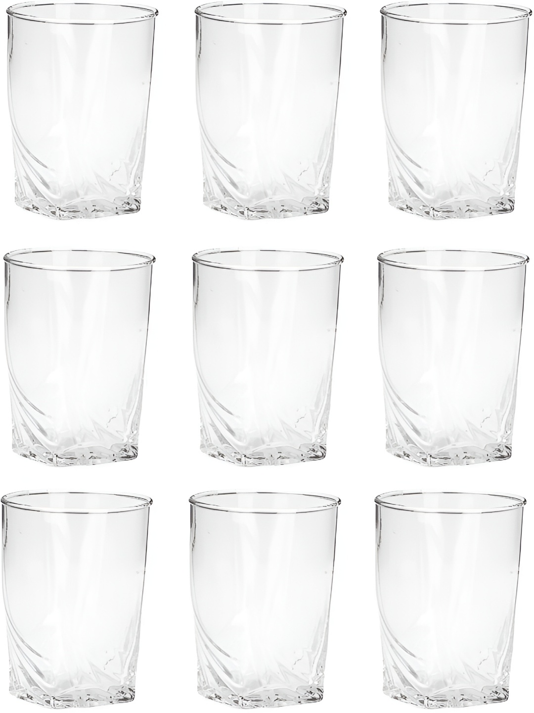 

Afast Transparent 9 Pieces Textured Glass 300 ml