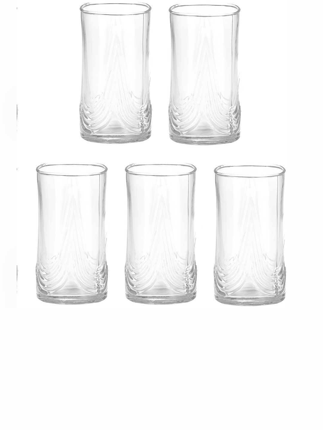 

Afast Transparent 5 Pieces Dishwasher Safe Juice Glassess 300 ml