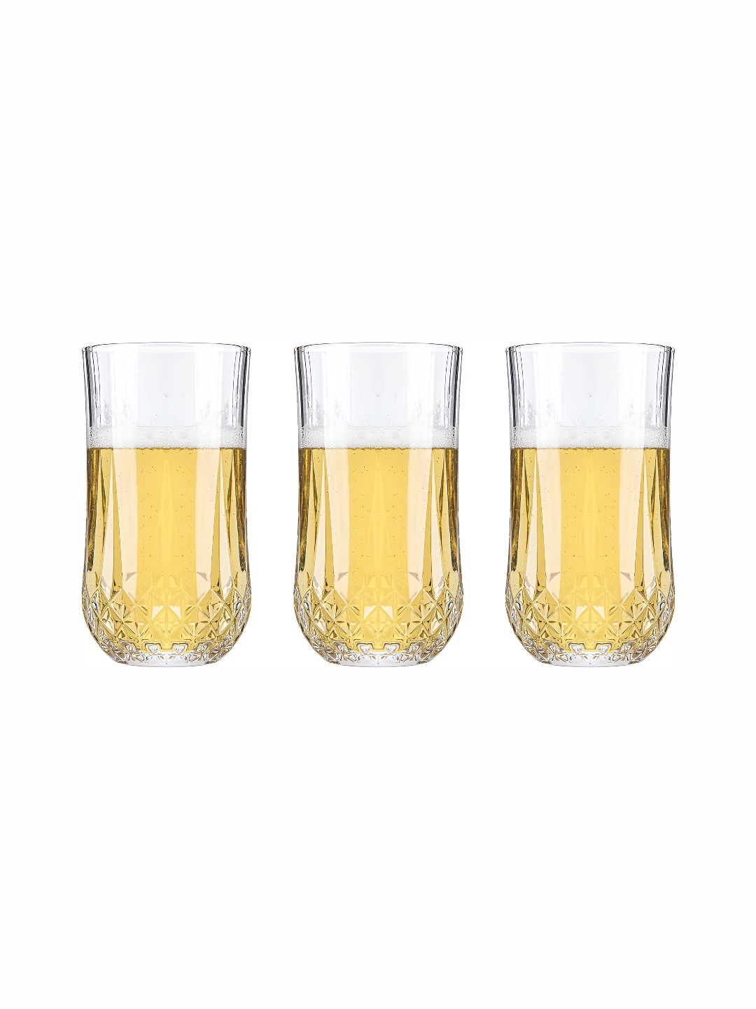 

Afast Transparent 3 Pieces Dishwasher Safe Juice Glasses 200 Ml