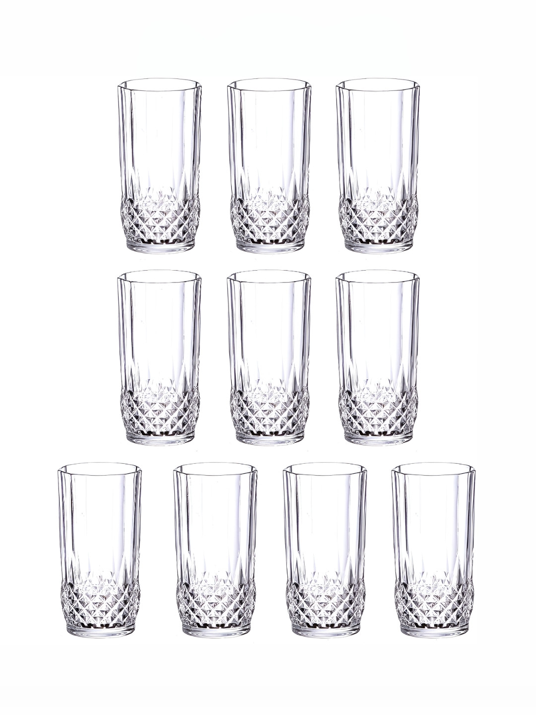 

Afast Transparent 10 Pieces Dishwasher Safe Juice Glasses 200 ml
