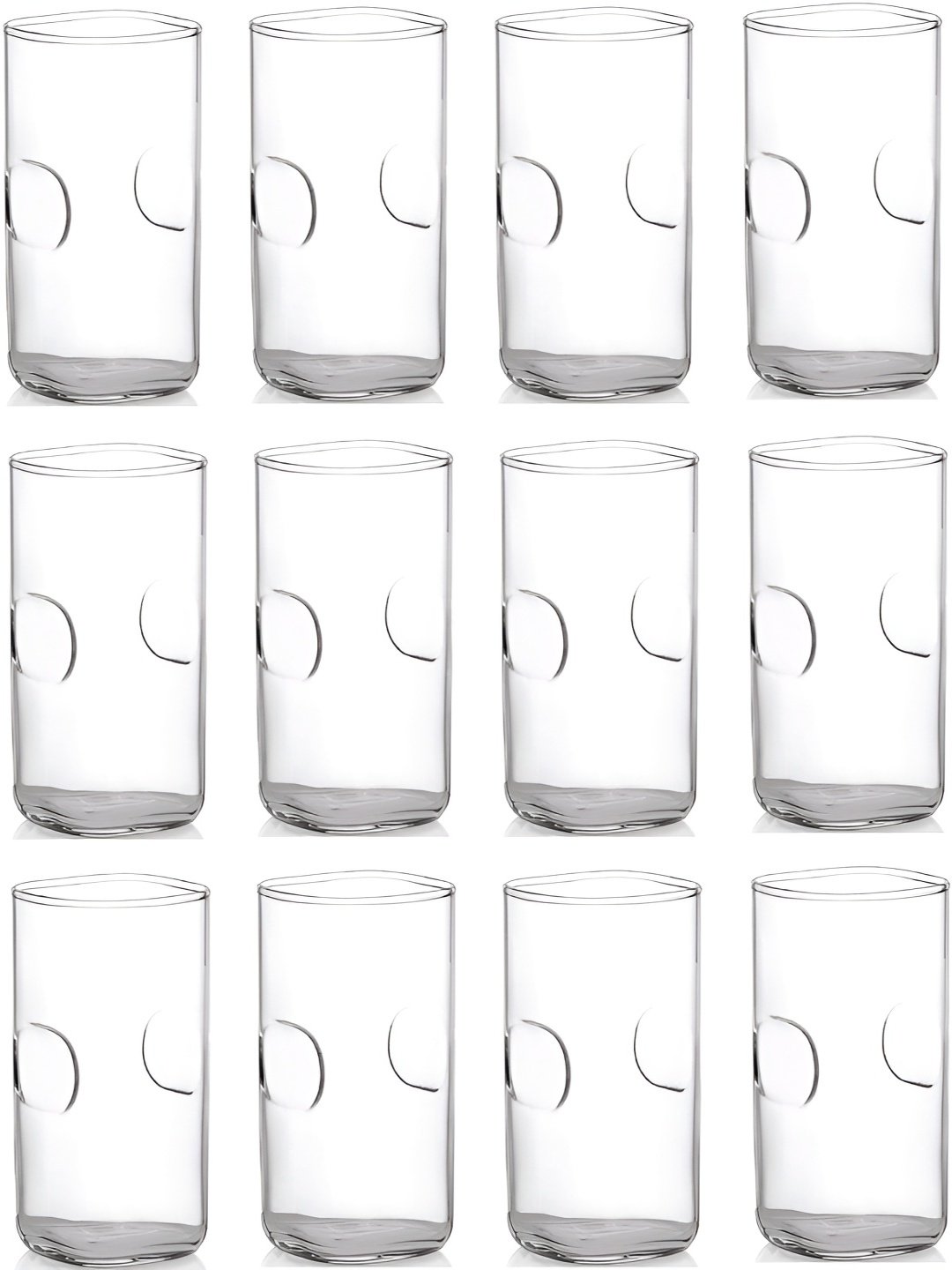 

Afast Transparent 12 Pieces Dishwasher Safe Water or Juice Glass 350ml