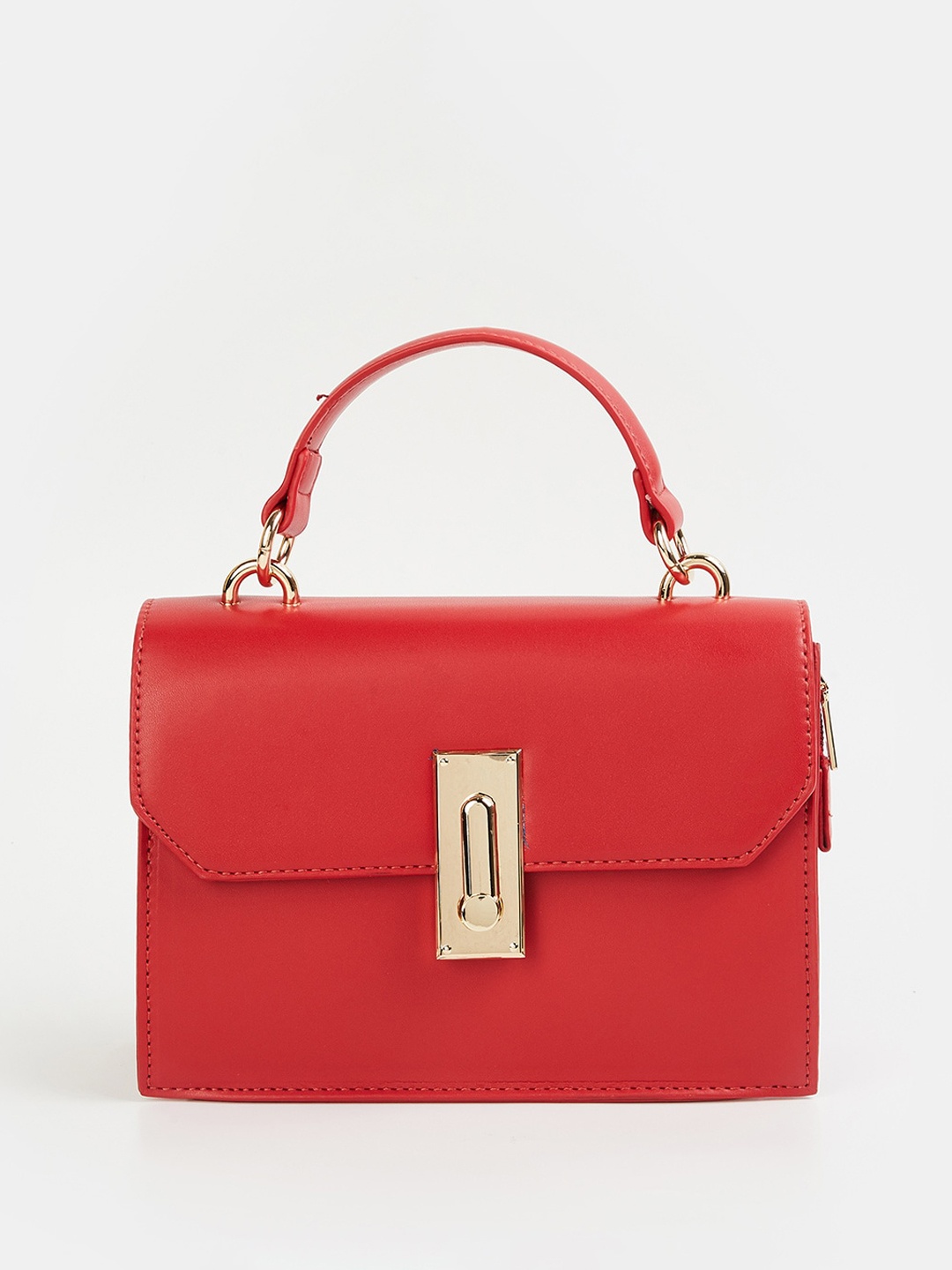 

CODE by Lifestyle PU Structured Satchel, Red
